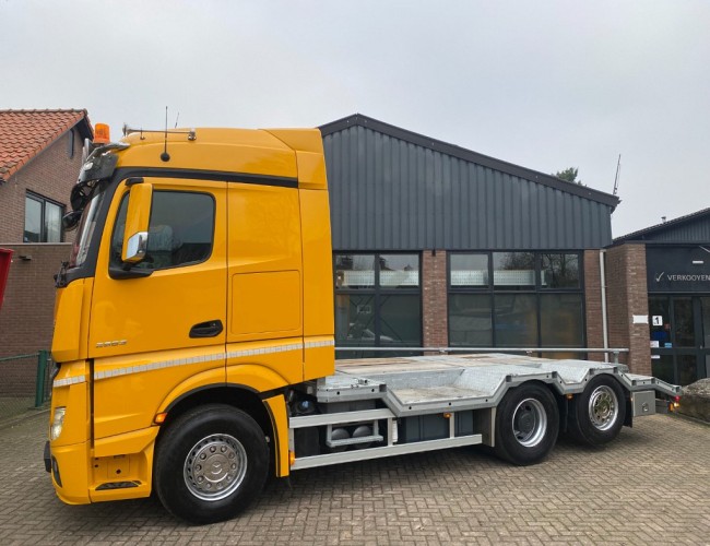 2014 Mercedes Actros 2563 6x2 + extendable lowloader DV923 | Transport | Vrachtwagen