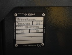 1 Bomag BPR35/60D Stoneguard VK10075 | Grondverdichting | Trilplaat
