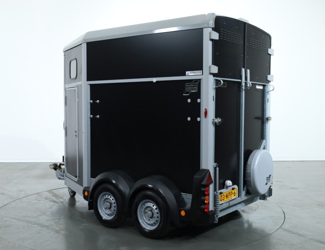 2025 Ifor Williams HB506 Paardentrailer 2 paards (zwart) VT776 | Aanhangwagen | Paardentrailer