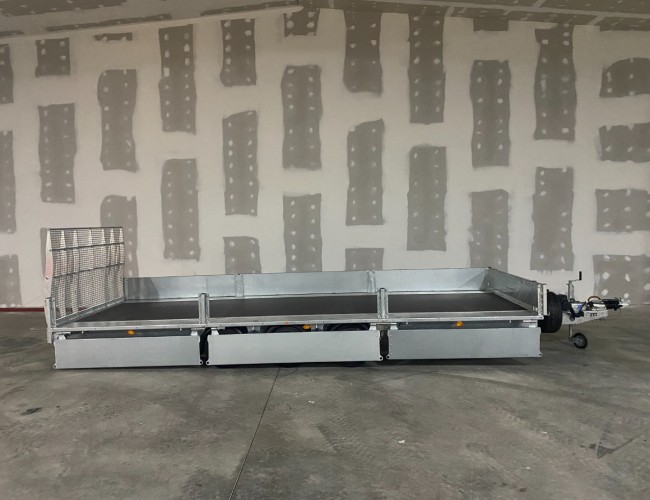 2024 Ifor Williams TB5521-353 550cm  (3-asser - Elektrisch) VT807 | Aanhangwagen | Tiltbed