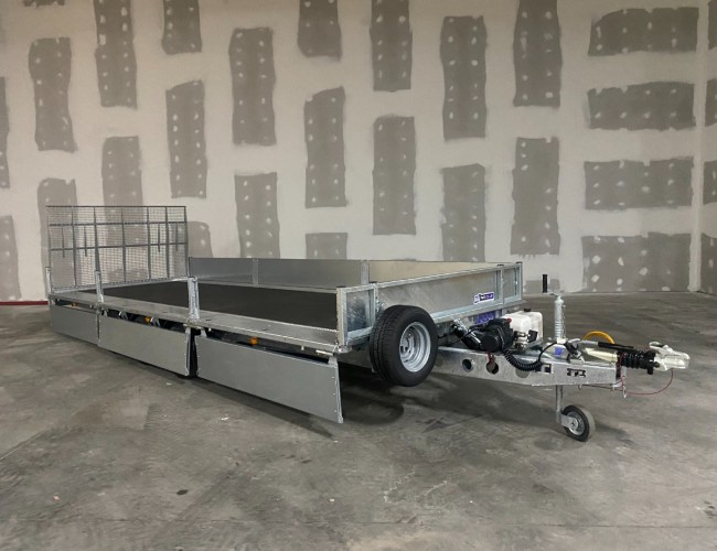 2024 Ifor Williams TB5521-353 550cm  (3-asser - Elektrisch) VT807 | Aanhangwagen | Tiltbed