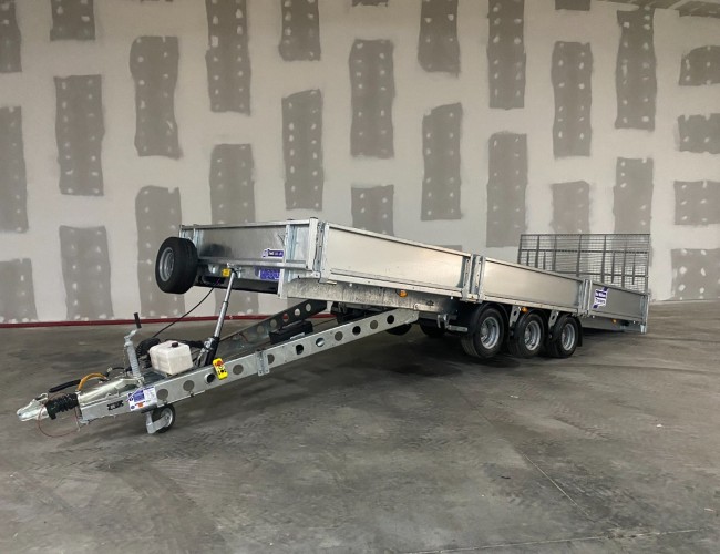 2024 Ifor Williams TB5521-353 550cm  (3-asser - Elektrisch) VT807 | Aanhangwagen | Tiltbed