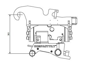 2025 Compacttilt CT3 Kantelstuk CW05 - CW05 Afneembaar