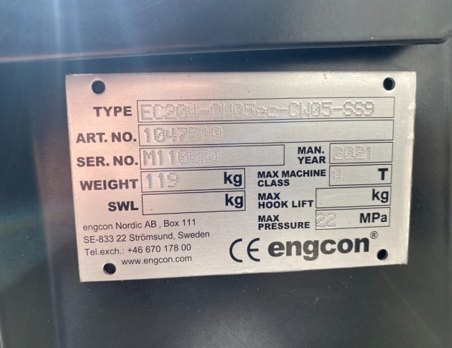 2021 Engcon EC204 Tiltrotator CW05-CW05 SS9 (afneembaar) ADV54 | Aanbouwdelen | Draaikantelstuk